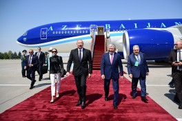 Президент Ильхам Алиев прибыл с рабочим визитом в Кыргызстан-ФОТО -ВИДЕО 