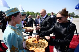Президент Ильхам Алиев прибыл с рабочим визитом в Кыргызстан-ФОТО -ВИДЕО 