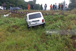 В Загатальском районе автомобиль столкнулся с тепловозом, есть погибший - ОБНОВЛЕНО 