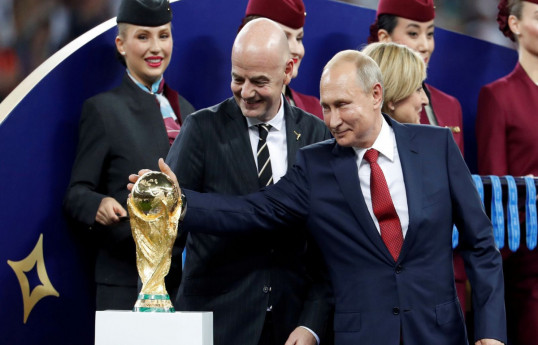 Джанни Инфантино, Владимир Путин