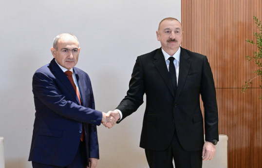 Никол Пашинян, Президент Ильхам Алиев