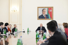 Президент Азербайджана принял делегацию Торговой палаты США