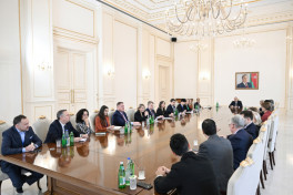 Президент Азербайджана принял делегацию Торговой палаты США