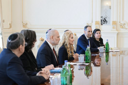 Президент Азербайджана принял делегацию Конференции президентов ведущих американских еврейских организаций - ОБНОВЛЕНО 
