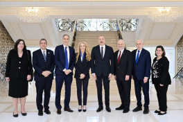 Президент Азербайджана принял делегацию Конференции президентов ведущих американских еврейских организаций - ОБНОВЛЕНО 