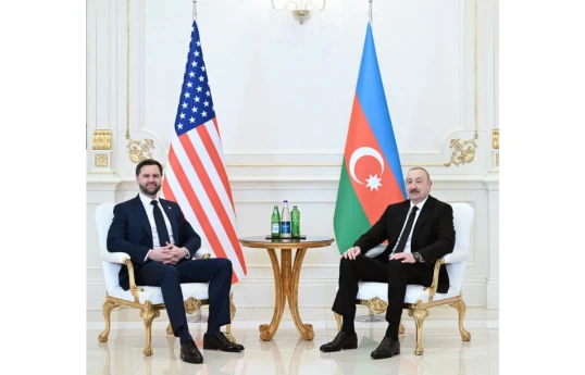 вице-президент США Джеймс Дэвид Вэнс, Президент Азербайджана Ильхам Алиев
