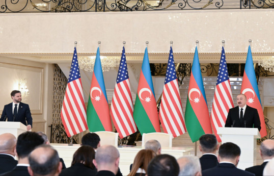 Президент Азербайджана и вице-президент США выступили с заявлениями для прессы - ОБНОВЛЕНО-1-ВИДЕО 