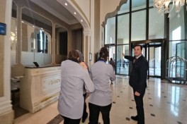 МЧС провело учения в отеле «Quba Palace» – ВИДЕО 
