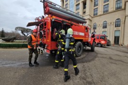 МЧС провело учения в отеле «Quba Palace» – ВИДЕО 