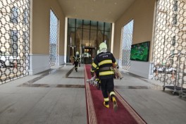 МЧС провело учения в отеле «Quba Palace» – ВИДЕО 
