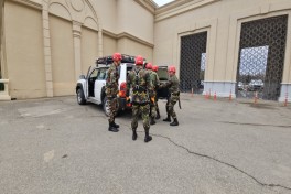 МЧС провело учения в отеле «Quba Palace» – ВИДЕО 