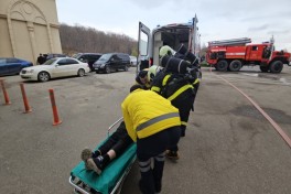 МЧС провело учения в отеле «Quba Palace» – ВИДЕО 