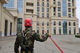 МЧС провело учения в отеле «Quba Palace» – ВИДЕО 