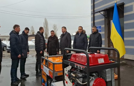 Генераторы, отправленные из Азербайджана в Украину, переданы городу Ирпень