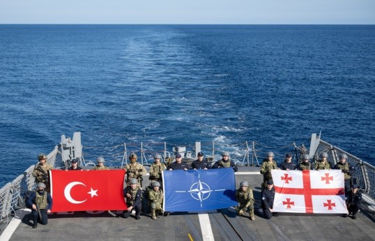 Военнослужащие Грузии и Турции приняли участие в морских учениях НАТО