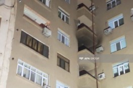 В Баку произошёл пожар в многоэтажном жилом доме-ФОТО -ВИДЕО -ОБНОВЛЕНО-1 