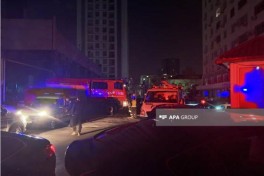В Баку произошёл пожар в многоэтажном жилом доме-ФОТО -ВИДЕО -ОБНОВЛЕНО-1 
