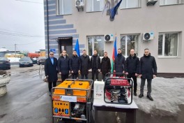 Генераторы, отправленные из Азербайджана в Украину, переданы городу Ирпень