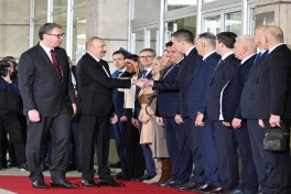 Состоялась церемония официальной встречи Президента Азербайджана в Сербии