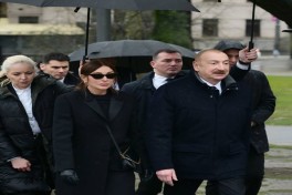 Президент Ильхам Алиев посетил в Белграде памятники Гейдару Алиеву и Милораду Павичу