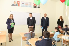 В средней школе № 1 города Агдам начался учебный процесс