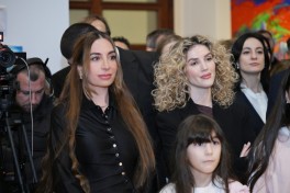 Лейла Алиева и Арзу Алиева приняли участие в открытии международной художественной выставки в Тиране-ФОТО 