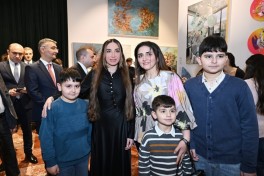 Лейла Алиева и Арзу Алиева приняли участие в открытии международной художественной выставки в Тиране-ФОТО 