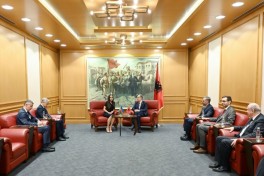 Лейла Алиева встретилась в Тиране с президентом Албании Байрамом Бегаем