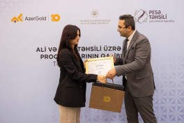 Награждены победители V стипендиального конкурса ЗАО AzerGold -ФОТО 
