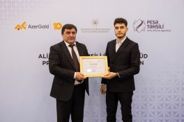 Награждены победители V стипендиального конкурса ЗАО AzerGold -ФОТО 