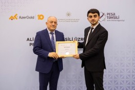 Награждены победители V стипендиального конкурса ЗАО AzerGold -ФОТО 
