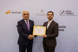 Награждены победители V стипендиального конкурса ЗАО AzerGold -ФОТО 