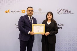 Награждены победители V стипендиального конкурса ЗАО AzerGold -ФОТО 