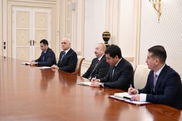 Президент Азербайджана принял делегацию во главе с министром дорог и городского развития Ирана