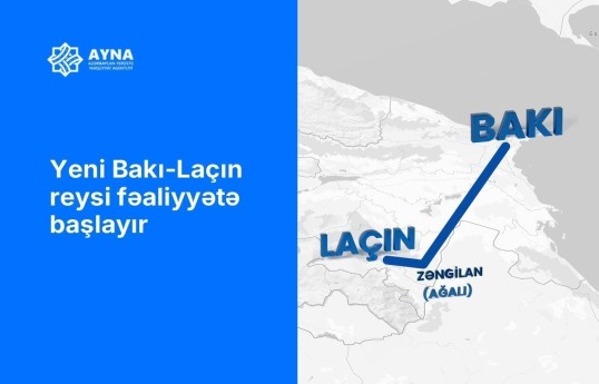 Отправлен первый автобус по рейсу Баку-Лачин