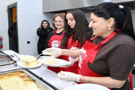 Лейла Алиева приняла участие в ифтаре в Губе