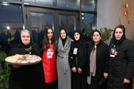 Лейла Алиева приняла участие в ифтаре в Губе
