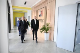 Президент Азербайджана принял участие в открытии Лянкяранского Государственного Центра профобразования