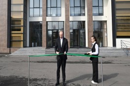 Президент Азербайджана принял участие в открытии Лянкяранского Государственного Центра профобразования
