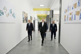 Президент Азербайджана принял участие в открытии Лянкяранского Государственного Центра профобразования