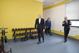 Президент Азербайджана принял участие в открытии Лянкяранского Государственного Центра профобразования