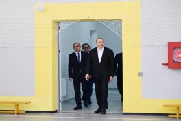 Президент Азербайджана принял участие в открытии Лянкяранского Государственного Центра профобразования
