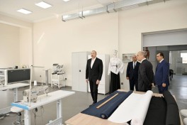Президент Азербайджана принял участие в открытии Лянкяранского Государственного Центра профобразования