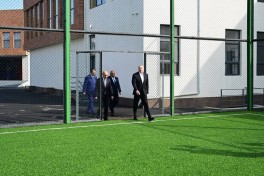 Президент Азербайджана принял участие в открытии Лянкяранского Государственного Центра профобразования