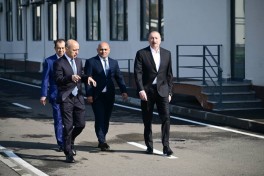 Президент Азербайджана принял участие в открытии Лянкяранского Государственного Центра профобразования