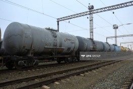 Очередная партия нефтепродуктов из Азербайджана отправляется из Баку в Армению -ФОТО-ВИДЕО 