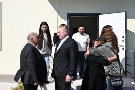 Президент Ильхам Алиев ознакомился с проведёнными работами в селе Ходжавенд, встретился с жителями -ОБНОВЛЕНО 