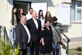 Президент Ильхам Алиев ознакомился с проведёнными работами в селе Ходжавенд, встретился с жителями -ОБНОВЛЕНО 