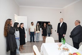 Президент Ильхам Алиев ознакомился с проведёнными работами в селе Ходжавенд, встретился с жителями -ОБНОВЛЕНО 