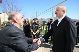 Президент Ильхам Алиев ознакомился с проведёнными работами в селе Ходжавенд, встретился с жителями -ОБНОВЛЕНО 